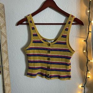 ⭐️5/25⭐️ forever 21 striped tank top